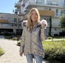 AnnaLea kabát gyöngyház lila – Női átmeneti kabát – Innova Fashion – 3. kép